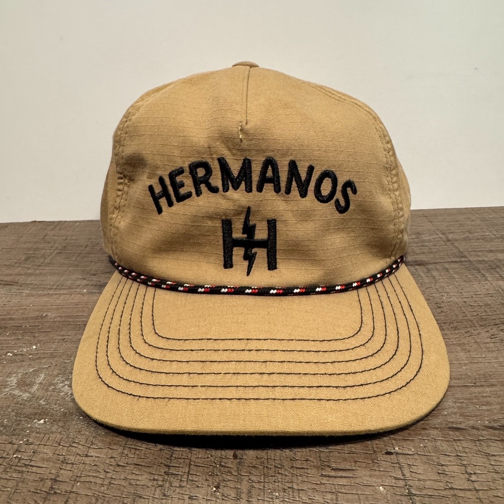 Howler Bros Hat Cap‎ Beige Hermanos Snap Back Rope Ripstop Workwear Brothers